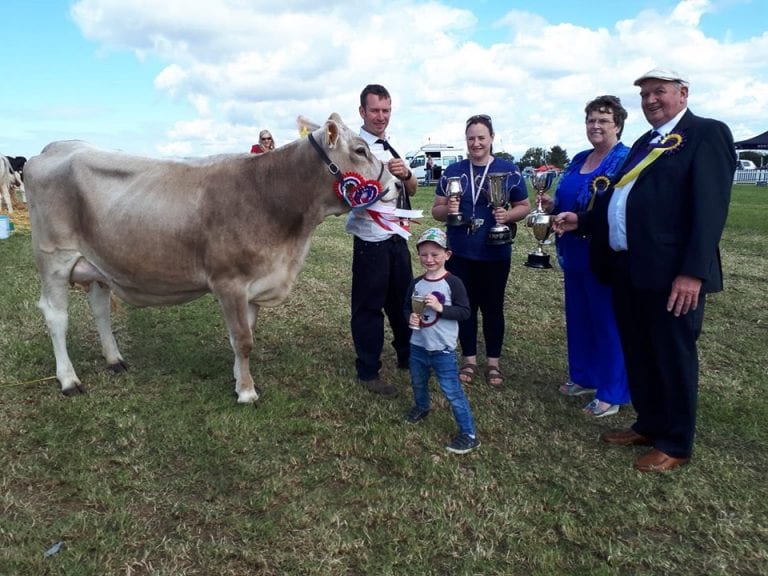 The Roberts Family and their award winning Carningli Herd