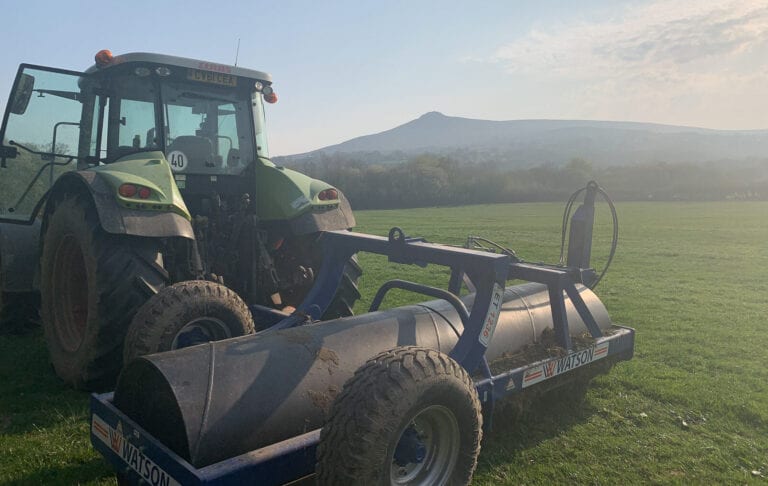 Tractor at Midoa farm